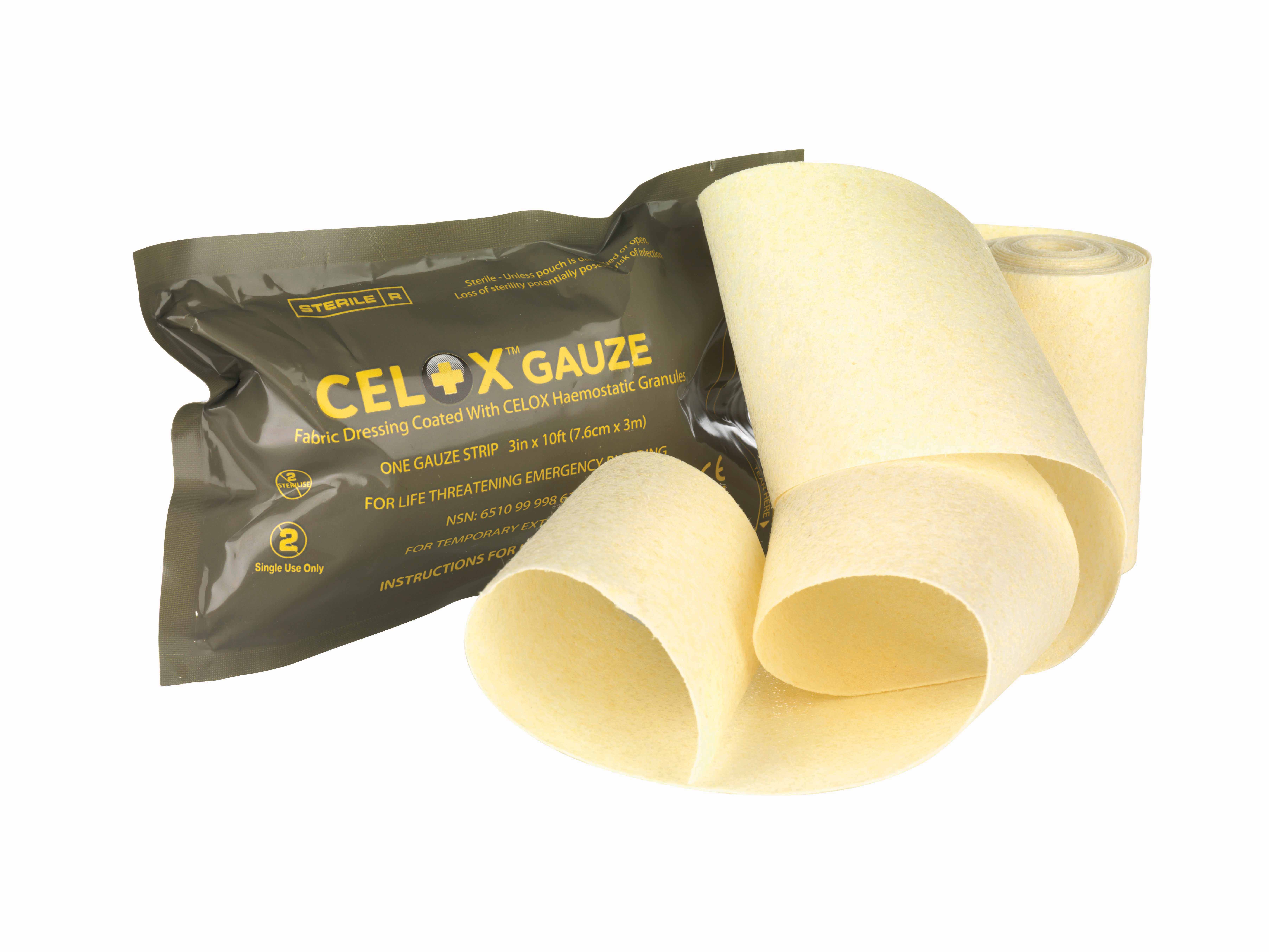 Celox Haemostatic Gauze 10' Roll