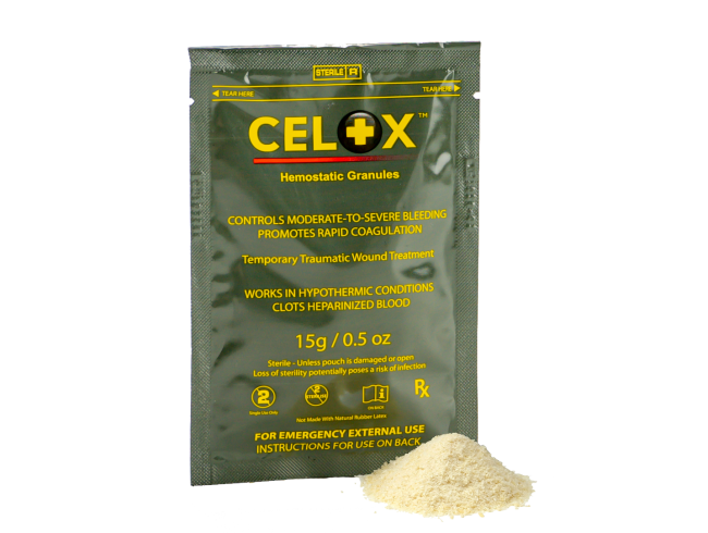 Celox Granules - stop bleeding fast