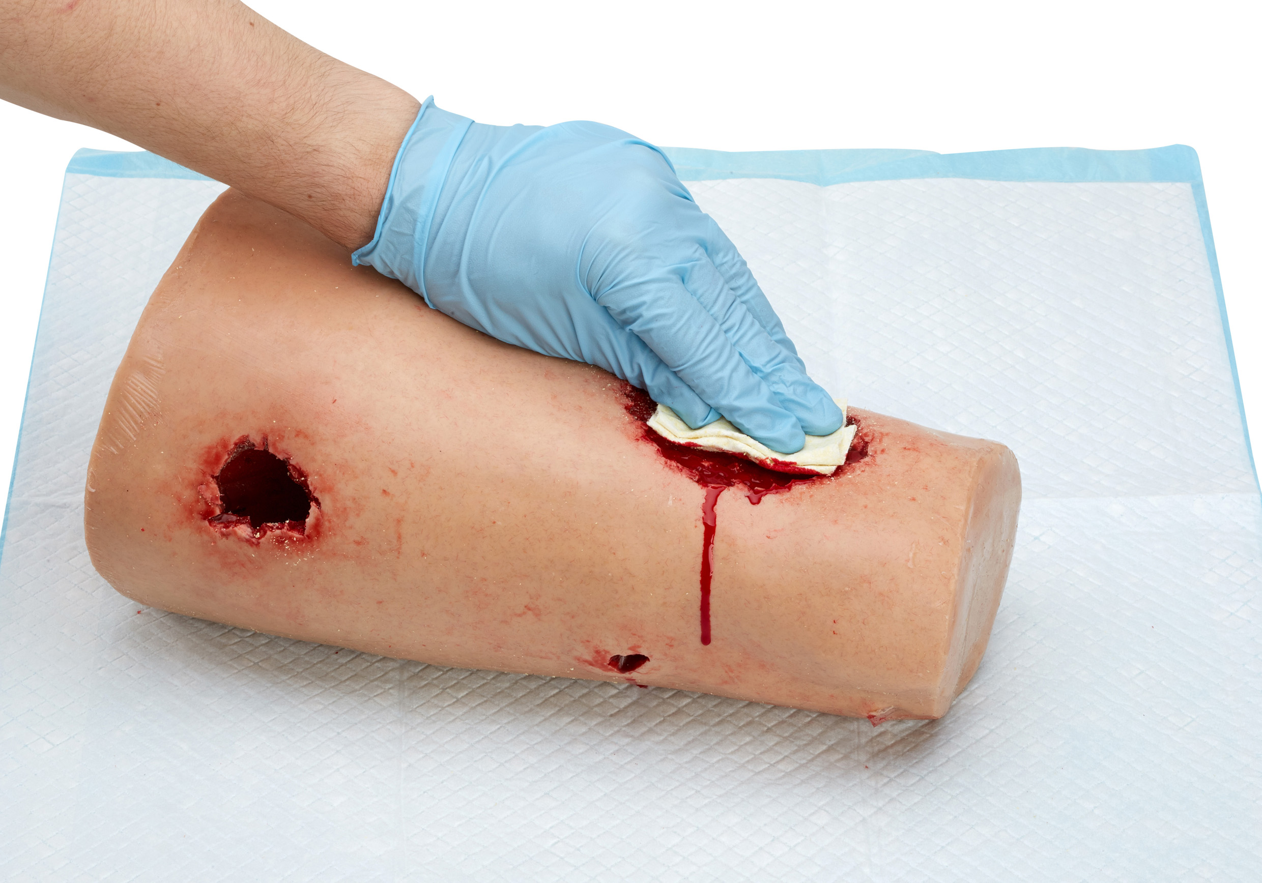Bullet Wound Packing Trainer Tunneling Wound Assessment and Wound Packing E...